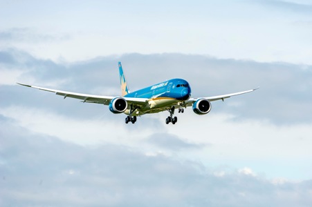 Boeing 787-9 Dreamliner đầu tiên của Vietnam Airlines bay thử thành công ảnh 3